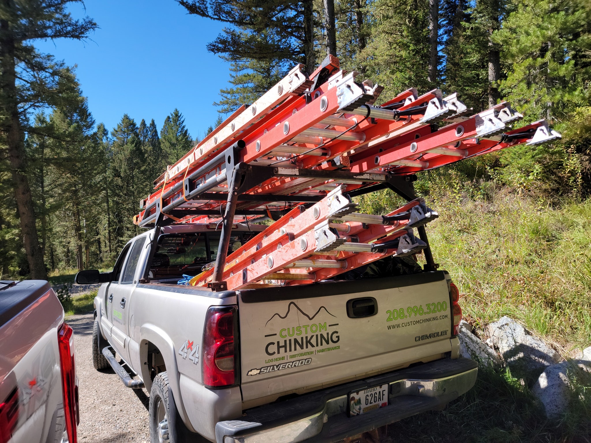 Custom Chinking Truck