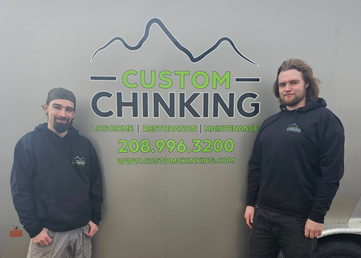 Custom Chinking Mike's Sons